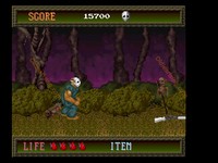 une photo d'Ã©cran de Splatterhouse sur FM TOWNS Marty